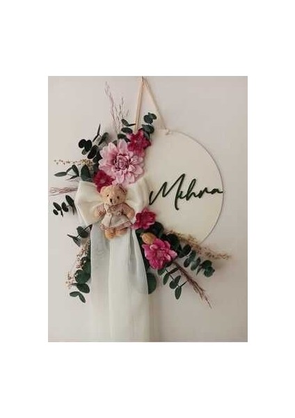 Elif Bebek Odası Kapı Süsü