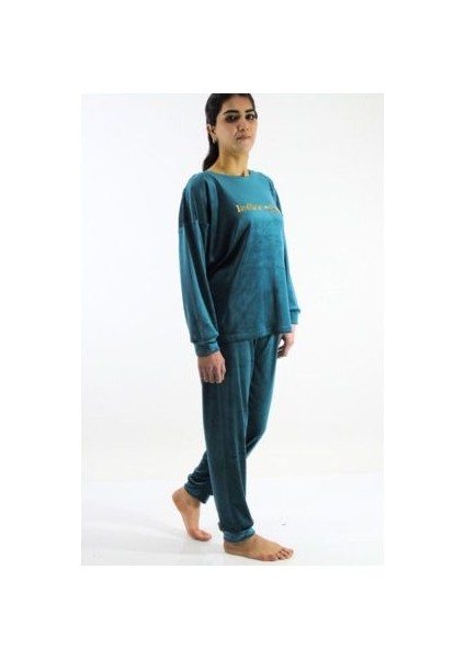 Sıfır Yaka Kadife Eşofman Takım fırsatları