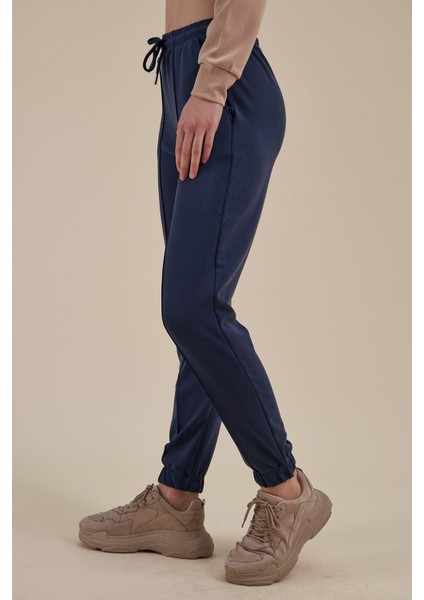 Paçası Lastikli Modal Eşofman Altı-Lacivert fırsatları