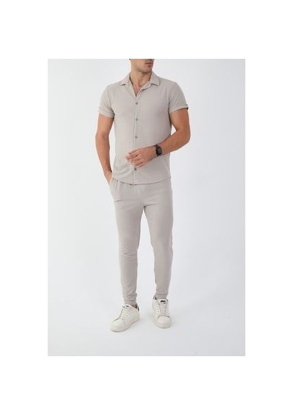 Slim Fit Alt-Üst Erkek Takım