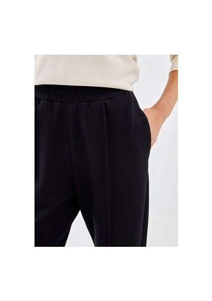 Lcw Vision Siyah Beli Lastikli Kadın Jogger Eşofman Altı modelleri