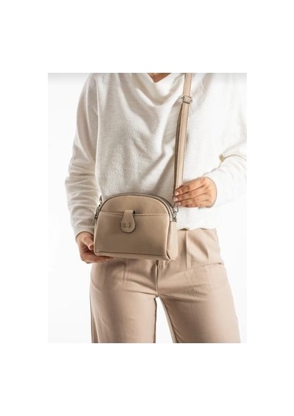 Sanmorris 3 Bölmeli Çapraz Kullanıma Uygun Kadın Omuz Çantası modelleri