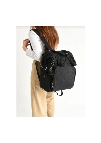 Krınkır Kumaştan Anne Bebek El ve Sırt Çantası Ölçüler 41X26 cm fiyatları