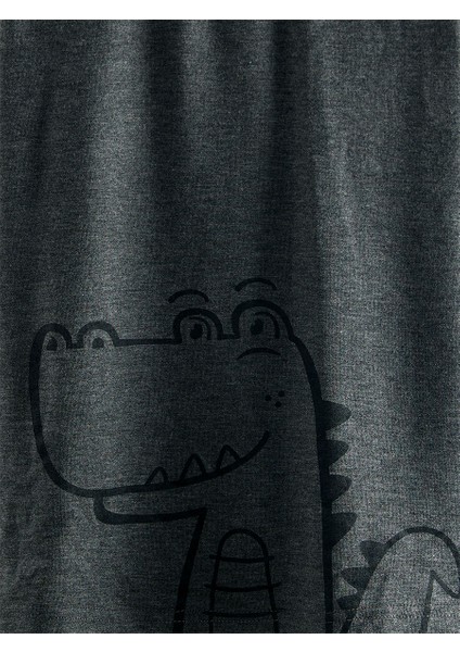 Dinozor Erkek Çocuk Gri Alt Üst Pijama Takım indirimleri