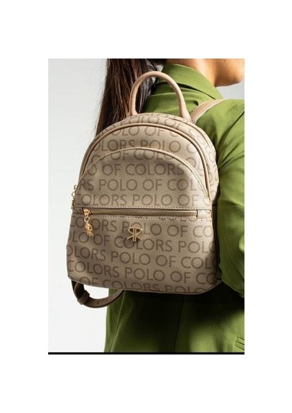 Polo Of Colors Bej Rengi Sırt Çantası