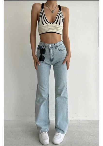 2505 Yüksek Bel Boyfrıend(Salaş) Bol Paça Kot Pantolon fiyatları