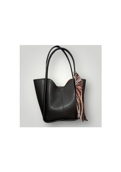 Suni Deri Kadın Fonksiyonel Omuz Çantası Yavrulu modelleri