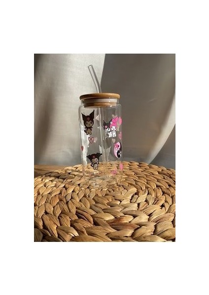 Pipetli Bardak Su Geçirmez Kuromi Baskılı Hediyelik Kahve Bardağı Su Bardağı Kola Bardağı modelleri