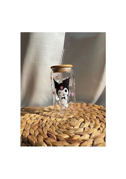 Pipetli Bardak Su Geçirmez Kuromi Baskılı Hediyelik Kahve Bardağı Su Bardağı Kola Bardağı fırsatları