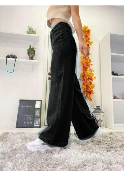 2505 Yüksek Bel Boyfrıend(Salaş) Bol Paça Kot Pantolon fiyatları