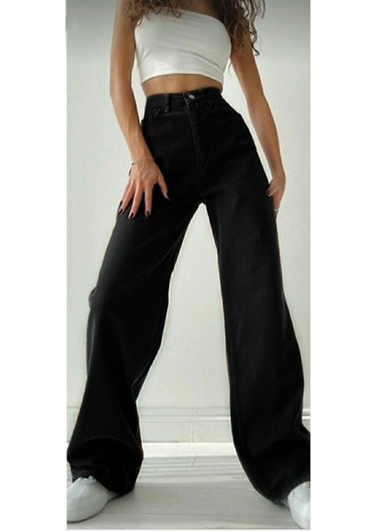 2505 Yüksek Bel Boyfrıend(Salaş) Bol Paça Kot Pantolon fiyatları