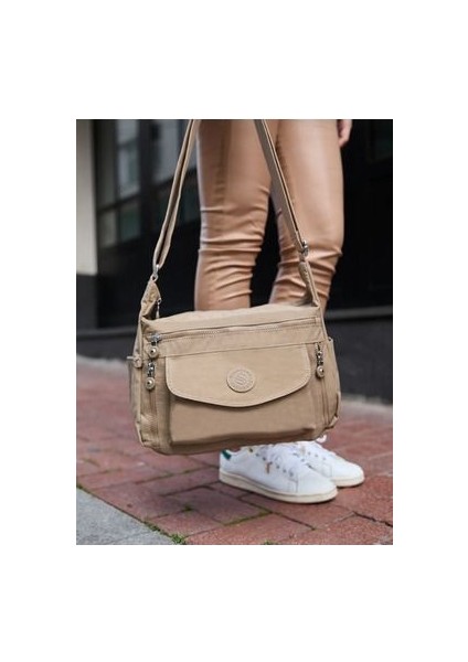 Sanmorris Krinkır Kumaştan Kadın Omuz Çantası fiyatları