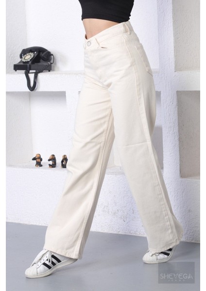 2505 Yüksek Bel Boyfrıend(Salaş) Bol Paça Kot Pantolon fiyatları