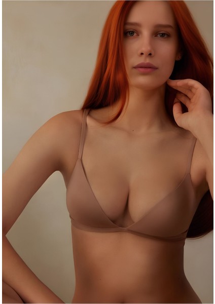 Poliamit Low Cut Üçgen Sütyen - Polyamide Low-Cut Triangle Bra