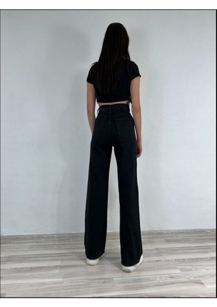 2505 Yüksek Bel Boyfrıend(Salaş) Bol Paça Kot Pantolon fiyatları