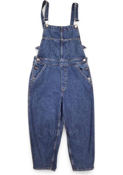 oversize l 40 kot salopet bahçıvan tulum
