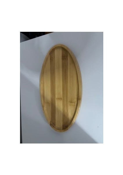 Bambu Oval Sunumluk Cilalı Kalın 29X15 cm fiyatları