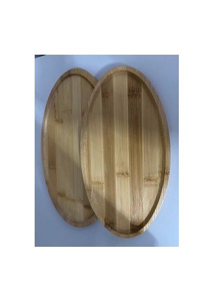 Bambu Oval Sunumluk Cilalı Kalın 29X15 cm fırsatları