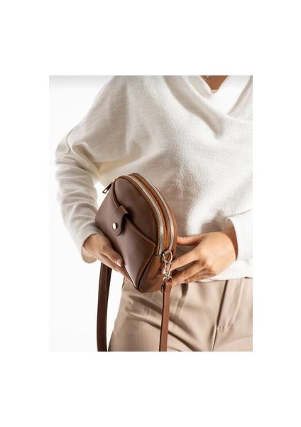 Sanmorris 3 Bölmeli Çapraz Kullanıma Uygun Kadın Omuz Çantası fiyatları