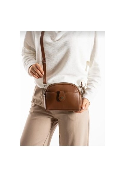 Sanmorris 3 Bölmeli Çapraz Kullanıma Uygun Kadın Omuz Çantası modelleri