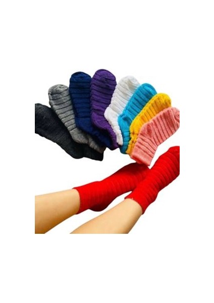 Kadın 12 Li Paket Termal Ters Havlu Çorap fiyatları