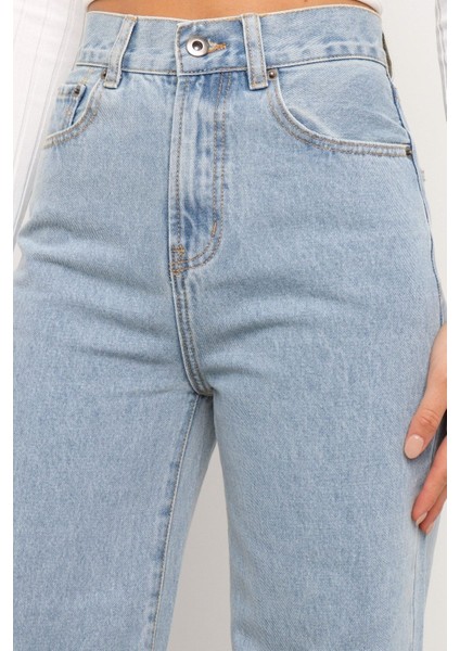 2505 Yüksek Bel Boyfrıend(Salaş) Bol Paça Kot Pantolon fiyatları