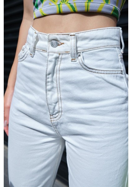 2505 Yüksek Bel Boyfrıend(Salaş) Bol Paça Kot Pantolon modelleri