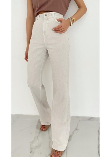 Penolope Kadın Kadın Taş Rengi Jean fırsatları