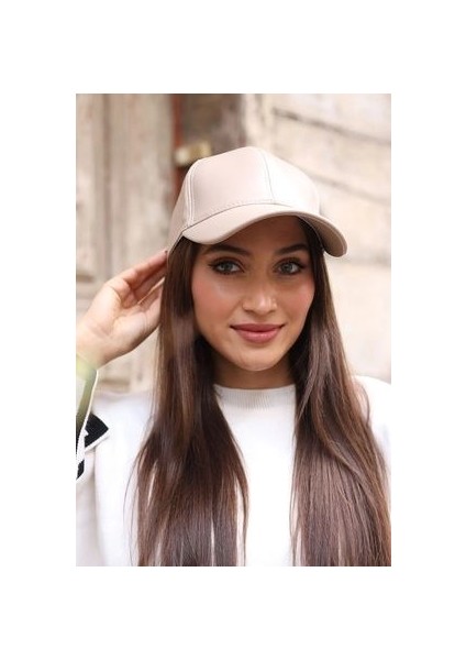 Hakiki Deri Kep Şapka