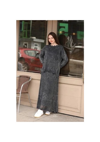 Etnik Bohem Otantik Tarz Antik Yıkama % Yüz Pamuk Standart Beden Etek Tunik Triko Takım fiyatları