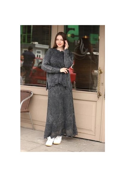 Etnik Bohem Otantik Tarz Antik Yıkama % Yüz Pamuk Standart Beden Etek Tunik Triko Takım fırsatları