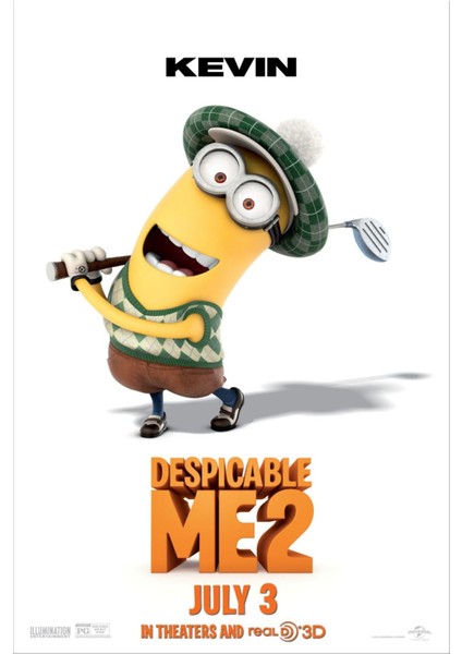 Despicable Me 2 (2013) 8 ( Folyo ) - Afiş - POSTER-2443 ( 70 cm x 100 cm )