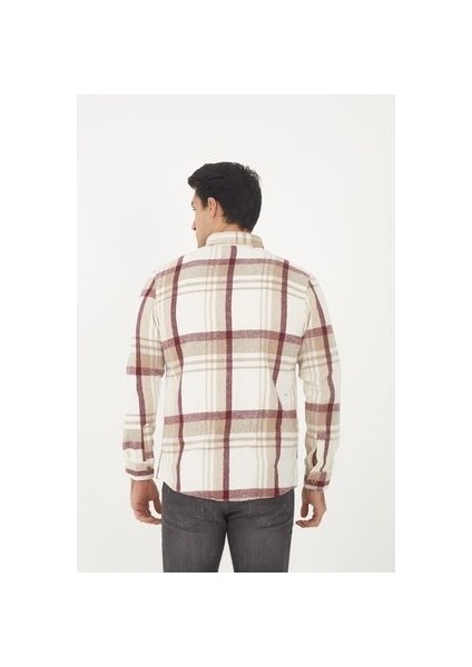 Erkek Slim-Fit Oduncu Gömleği