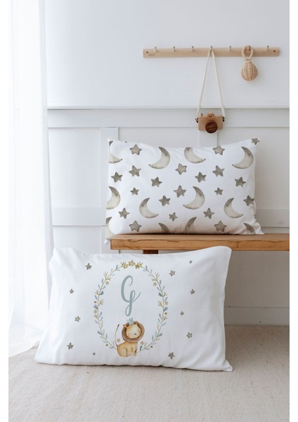 2'li Yastık Kılıfı (50X70) Little Lion Series - G Harfi