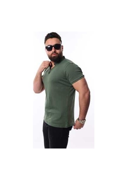 Slim-Fit Hakim Yaka Erkek T-Shirt fiyatları