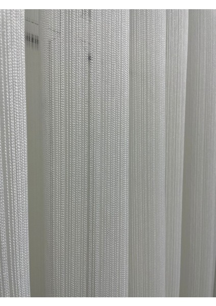 Çizgili Çelik Tül Perde (Pilesiz)
