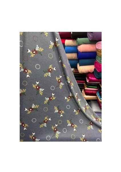 Desenli Penye Kumaş