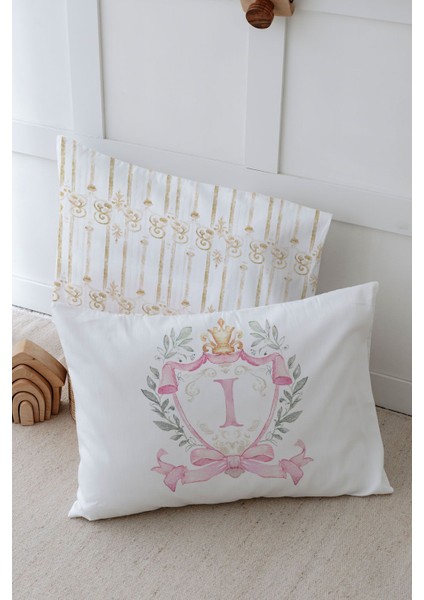 2'li Yastık Kılıfı (50X70) Pink Royal Series - I Harfi fiyatları