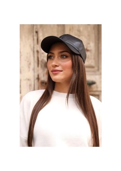 Hakiki Deri Kep Şapka