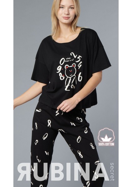 Pamuk Kadın Pijama Takımı - Oversize 4 Mevsim [2025- Sprıng]