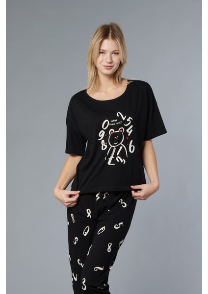 Pamuk Kadın Pijama Takımı - Oversize 4 Mevsim [2025- Sprıng]