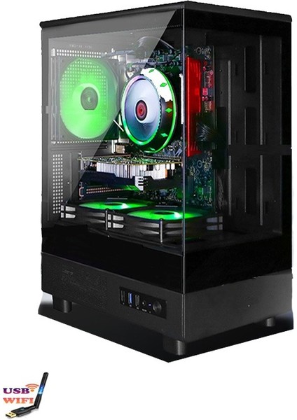 Ryzen 5 5500 32GB 3200MHZ Ram 512GB M2 SSD 6gb RTX3050 Gddr6 Masaüstü Oyuncu Bilgisayarı