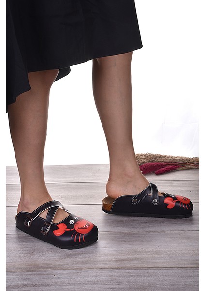 8093 Yengeç Baskılı Çapraz Sabo Terlik fiyatları