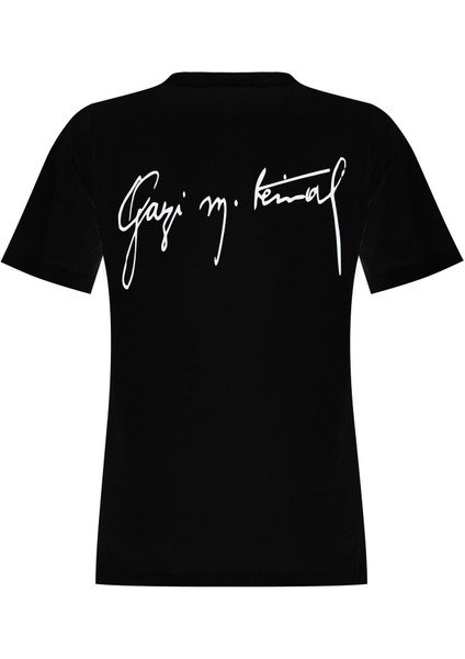 Arkası İmzalı T-Shirt