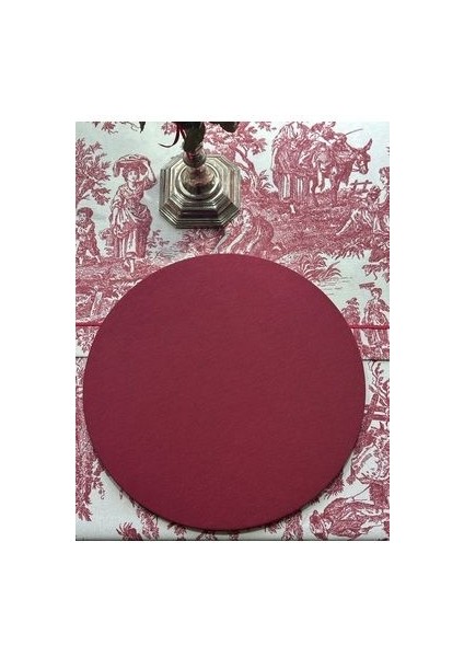 Sibelarthome 1 Adet 33 cm Çapında Bordo Renk Supla