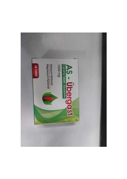 As-Übergast Çiğneme Tableti 1500 Mg 48 Tablet