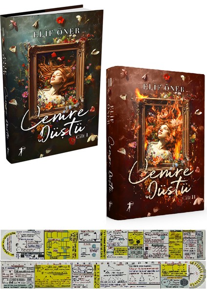 Cemre Düştü 2 Kitap (Ciltli) (Matematik Öğreten Cetvel) - Elif Öner