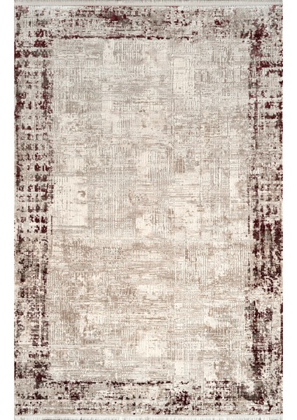 Kim Royal KC10A Bordo Vizon Akrilik Yumuşak Dokulu Modern Halı Karademir Home