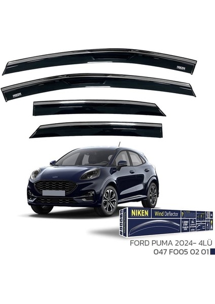Ford Puma 2024 2025 2026 2027 Krom Cam Rüzgarlığı