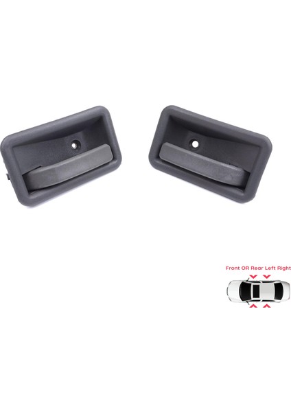 BDP1442 Renault 19 Phase 2 1992-2000 Clio Mk1 1990-1999 Için Ön Veya Arka Sağ Sol Kapı Iç Açma Kolu Gri
